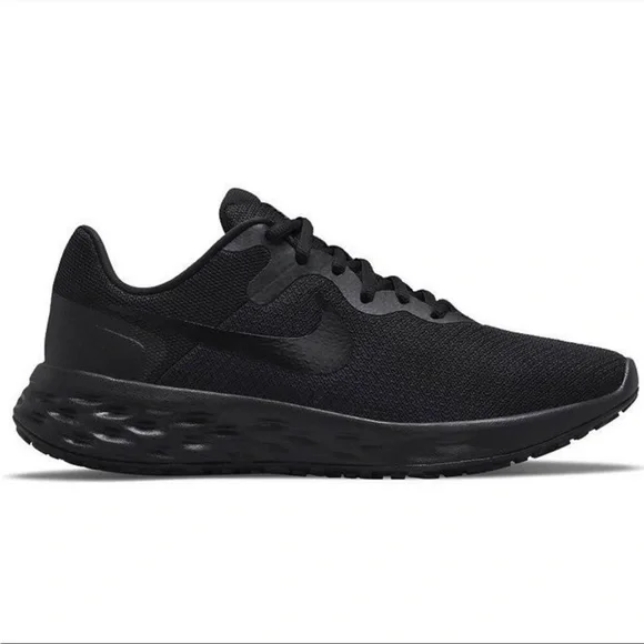 NIKE REVOLUTION 6 RUNNING SNEAKER IN BLACK/ ANTHRACITE - Picture 3 of 13